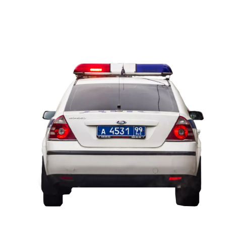 Муляж машины ДПС тыльный в Новосибирске